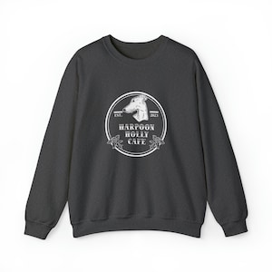 Harpoon Holly Cafe Coffee Logo Unisex Crewneck Graphic  Sweatshirt