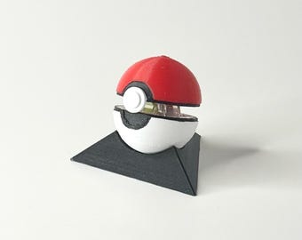 Pokeball Fidget Clicker Desk Toy Gift for Gamers Stress Relief and Focus Collectible