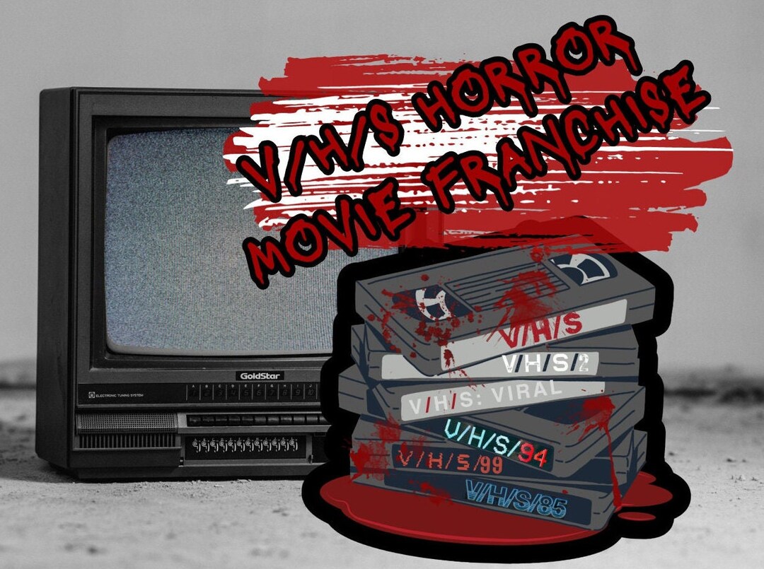 V/H/S Horror Movie Franchise STICKER 2pk Scary Movie Fan SPOOKY Season ...