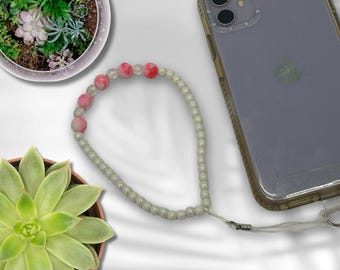 Beaded Phone Wristlet Strap: Stylish Phone Lanyard Accessory