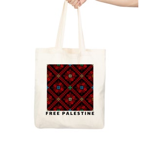 Palestinian tote bag, Save Palestine Carry Bag, Free Palestine Shopping bag , Palestinian embrodiory ,Tatreez Bag, Free Gaza