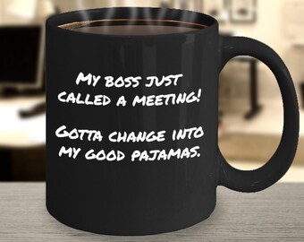 Work from Home Gifts, Work from Home Mug, Remote Worker, Virtual Employee, Coworker Gift, Boss Gift, Mug for Coworker, Mug for Boss, Mother