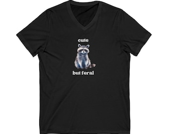 Unisex Jersey Short Sleeve V-Neck Tee