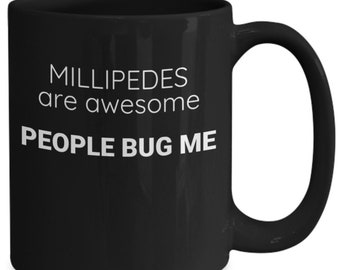 Millipedes, Milleped, Entomology Gifts, Entomologist, Thousand-Legger, Thousand Legger, Diplopod, Insect Lover, Insect Mug, Exoskeleton Bugs