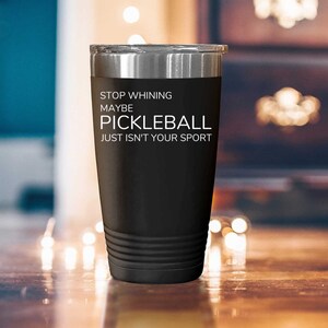 Pickleball Gift, Mens Pickleball Insulated Tumbler, Funny Gifts for Pickleball Players, Pickleball Gifts for Women, Pickleball Accessories