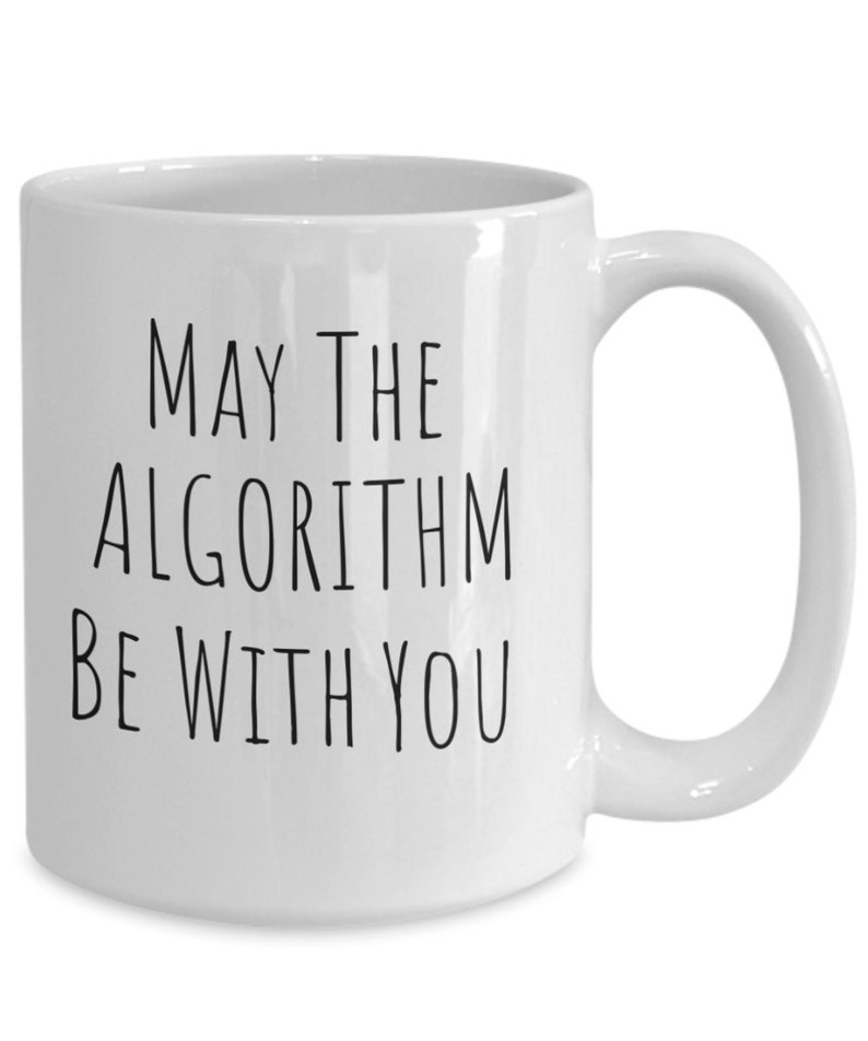 Algorithm Mug, Software Engineer Coffee Cup, Social Media Manager, Social Media Planner Gifts, Data Analyst, SEO, Computer Scientist, Unique Bild 1