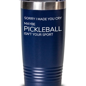 Pickleball Gift, Mens Pickleball Insulated Tumbler, Pickleball Gifts for Women, Funny Gifts for Pickleball Players, Pickleball Accessories