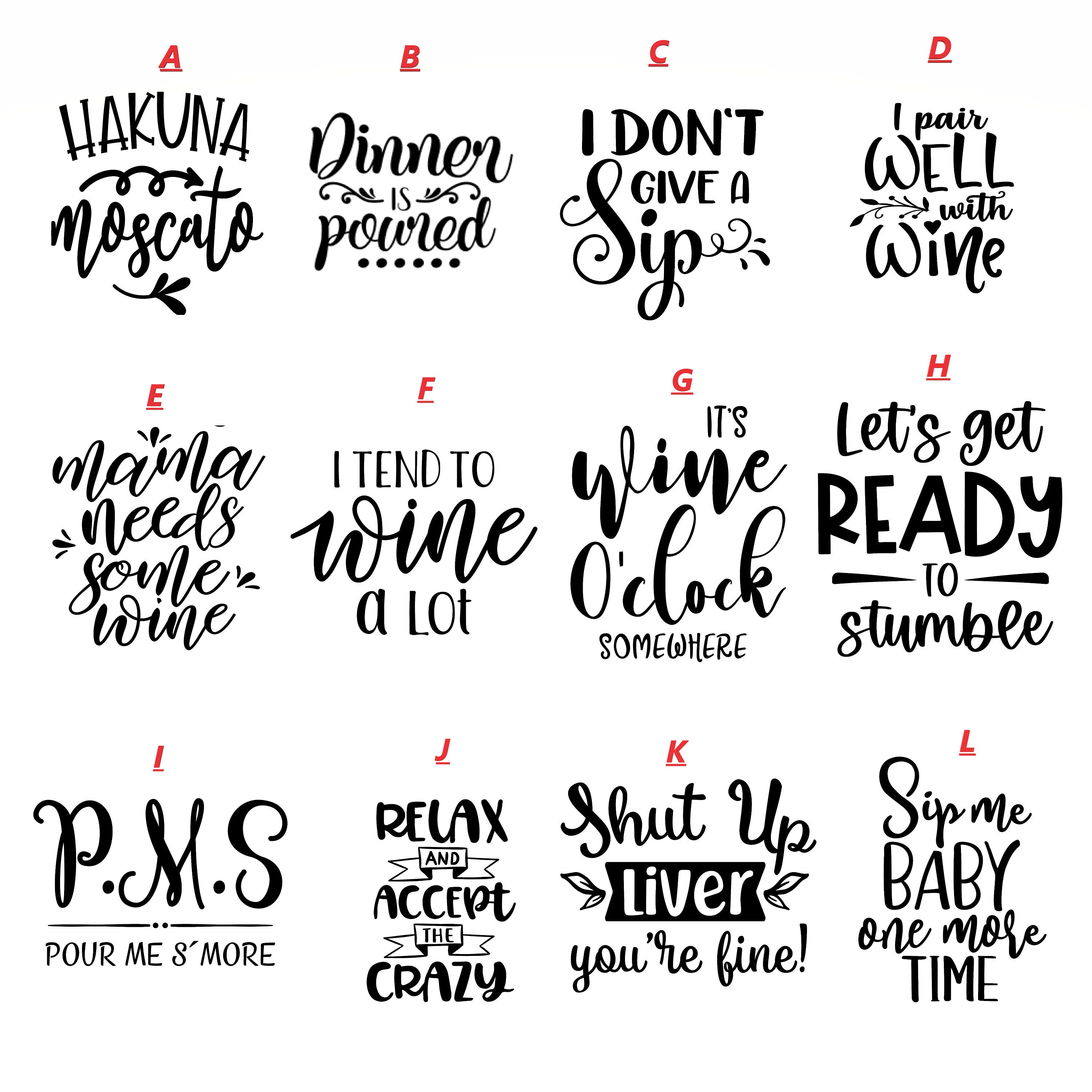 Funny Wine Tumblers Etsy