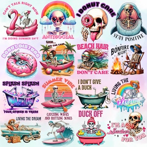Funny Sarcastic Skeleton 16 PNG, Sarcastic Skull PNG Bundle, Funny Skeleton Sublimation, Skeleton Tshirt, Funny Skull PNG, Skull Tshirt