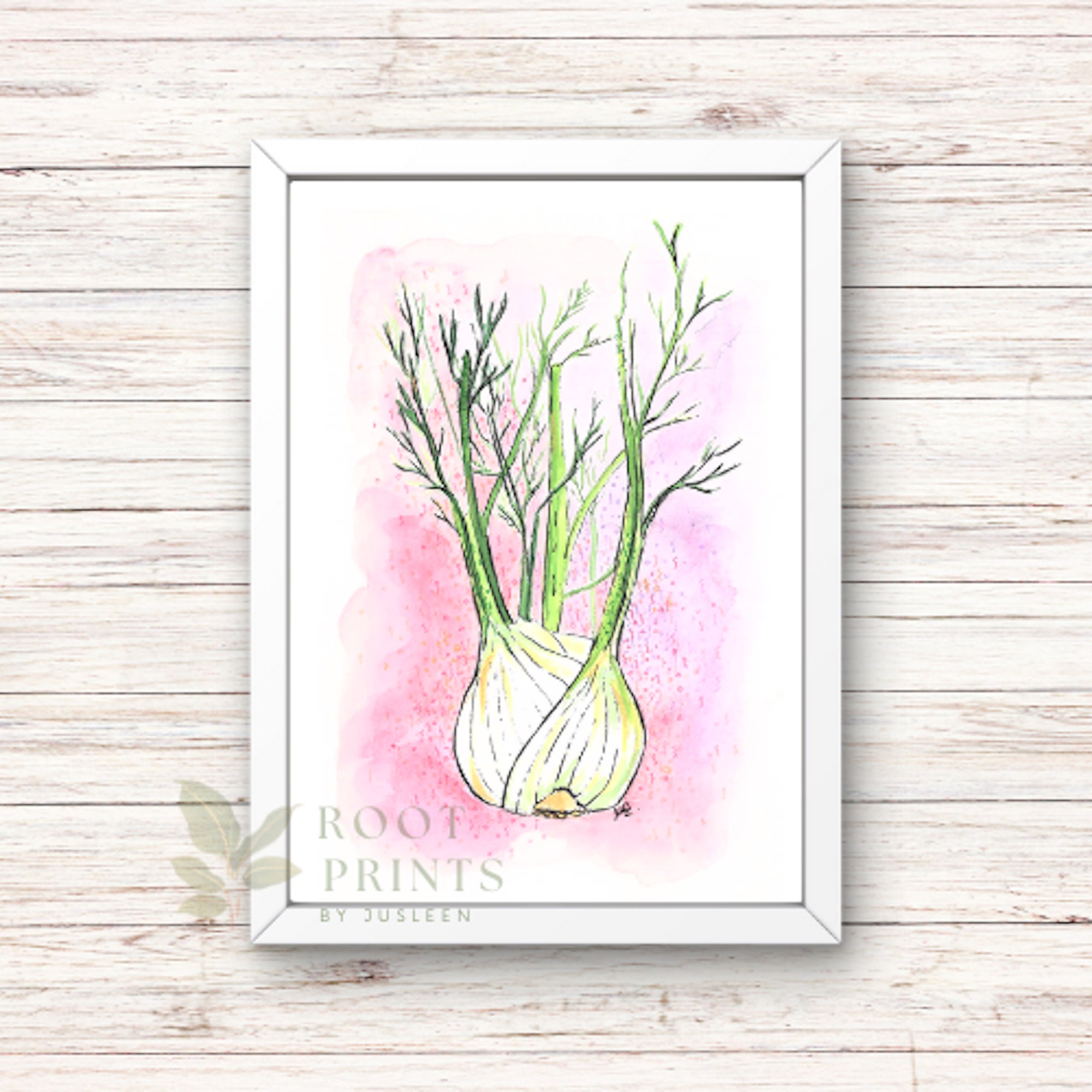 Vegetable Artwork for Kitchen Vegetable Art Print Kitchen Décor Rustic