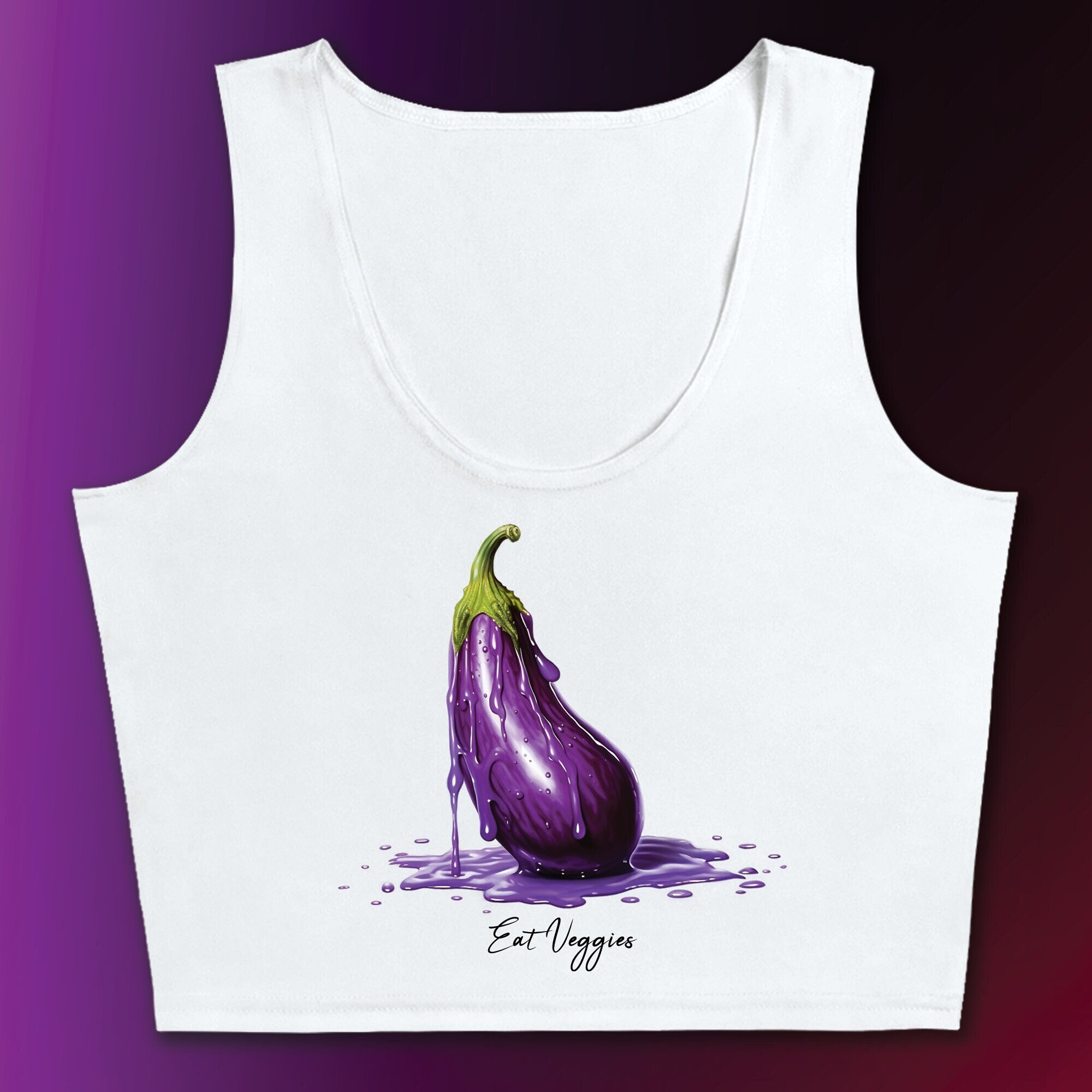 MED CROP TOP WOMEN WHITE ASPARAGUS