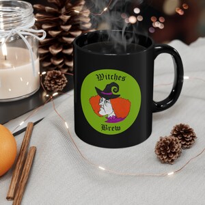 11oz Black Witches Brew  Mug
