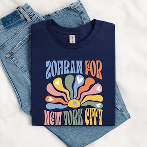 Zoohran für New York City T-Shirt, Zohran Mamdani 2025 Hemd, Vote For Zoohran T-Shirt, Zohran für Mayor T-Shirt, Demokratische Sozialisten von Amerika