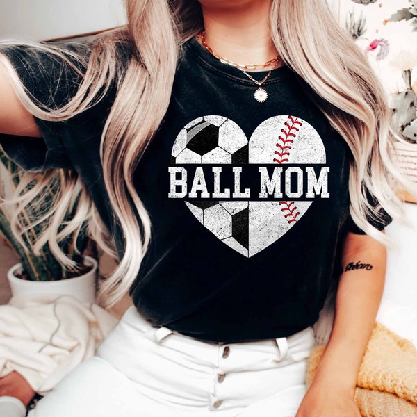 Mom Of Both Shirt, Ball Mom Shirt, Soccer Mom Shirt, Baseball Mom Shirt, Soccer Lover, Baseball Lover, Sports Mom Shirt, Mothers Day Gift