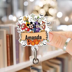 Maus Ausweis Reel, niedliche Ausweis Reel, einziehbarer Ausweishalter, Glitter Ausweis Reel, NICU Krankenschwester Geschenk, Kinderarzt Ausweis, Freizeitpark Ausweishalter
