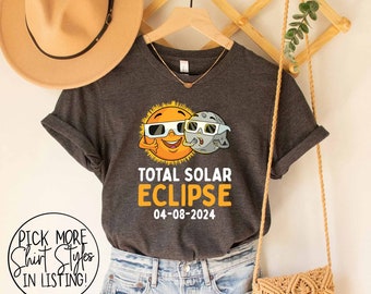 Chemise Total Solar Eclipse 2024, Chemise Total Solar Eclipse 4 08 2024, Chemise Solar Eclipse, Chemise Total Eclipse 2024, T-shirts Total Solar Eclipse