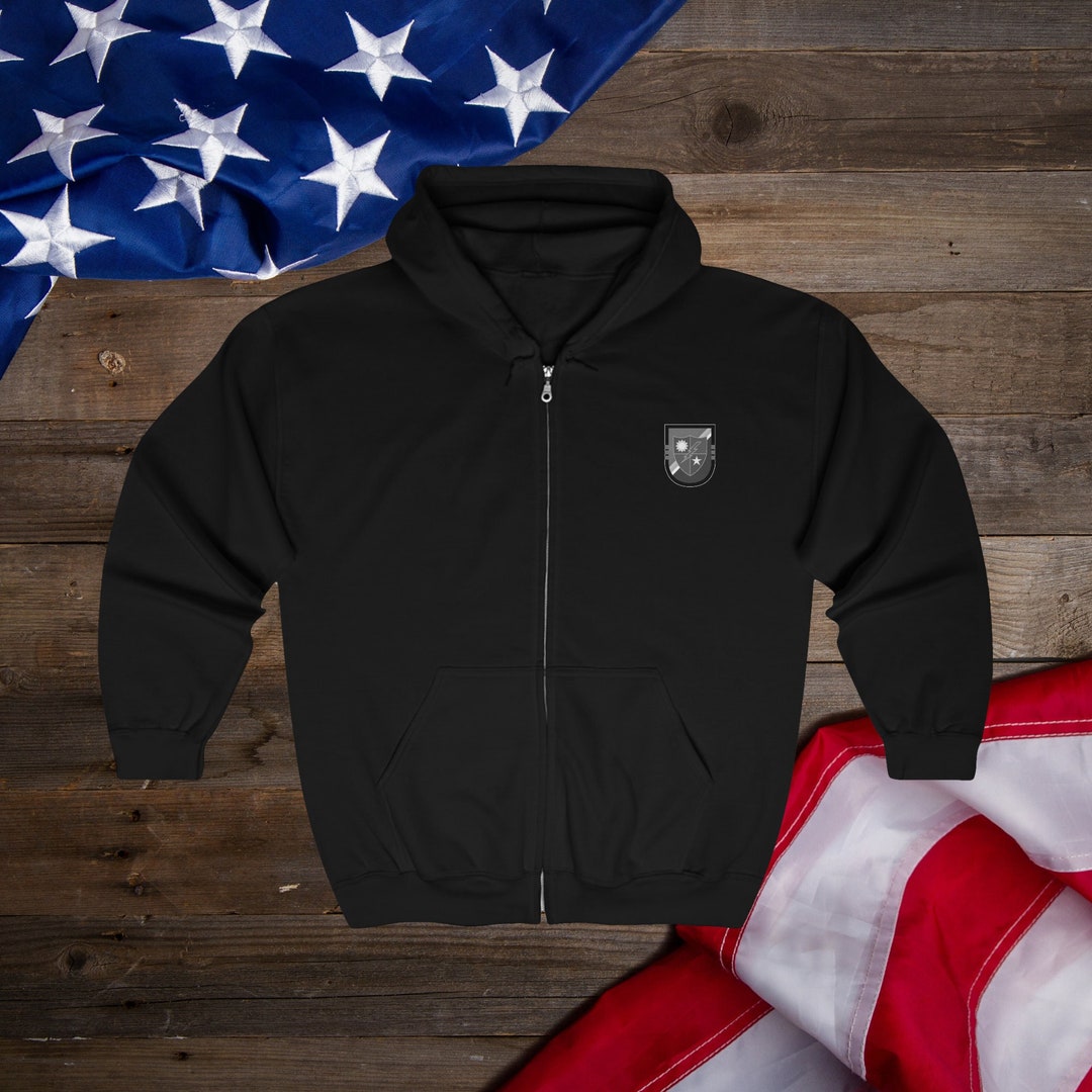 3rd Ranger Battalion DUI Full Zip Hoodie Army Hoodie - Etsy