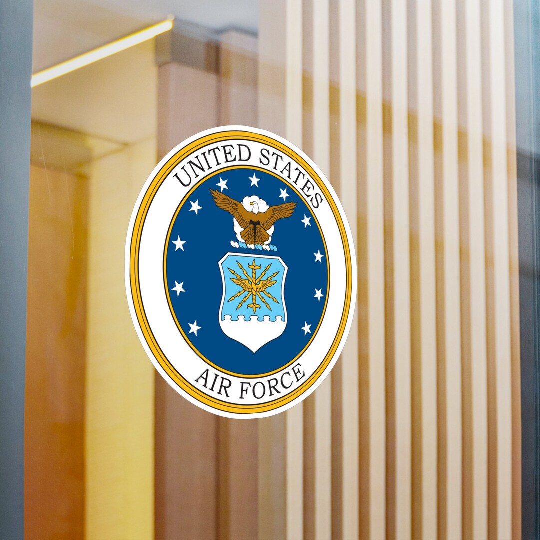 US Air Force Vinyl Decal Sticker Military Sticker Military Etsy