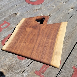 Walnut Live Edge Charcuterie Board