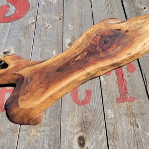 Walnut Live Edge Charcuterie Board With Handle