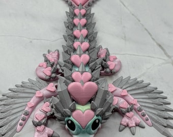 PrismWing: Heart Of Radiance Articulated Dragon (Digital File)