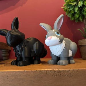 3D Printed Boingy Rabbit Articulated Tail