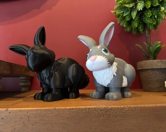 3D Printed Boingy Rabbit Articulated Tail