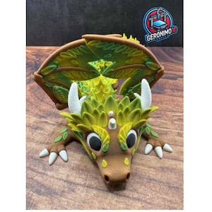 Geflügelte Blattdrache Digitale Datei (Foliaris)