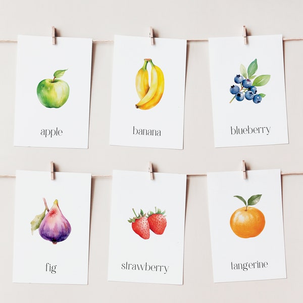 Fruit Card - Etsy