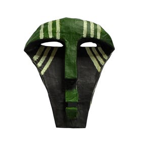 Handcrafted Green Tribal Mask Special Edition