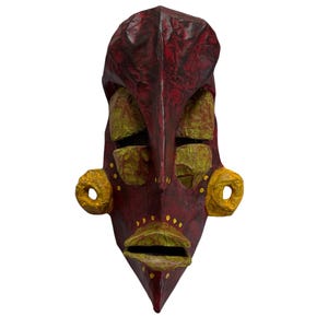 Handcrafted Red & Green Mask Special Edition