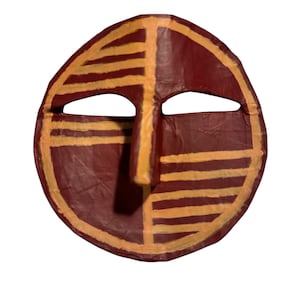 Handcrafted Striped Decorative Mask Special Edition