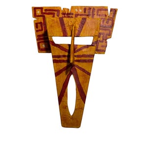 Handcrafted Striped Sun Mask Special Edition