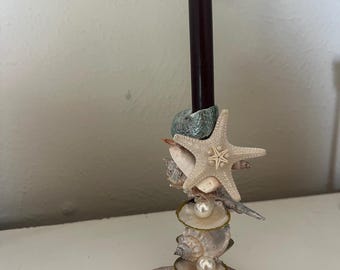Seashell Candle Holder Mermaid Style for Chime Candles Only