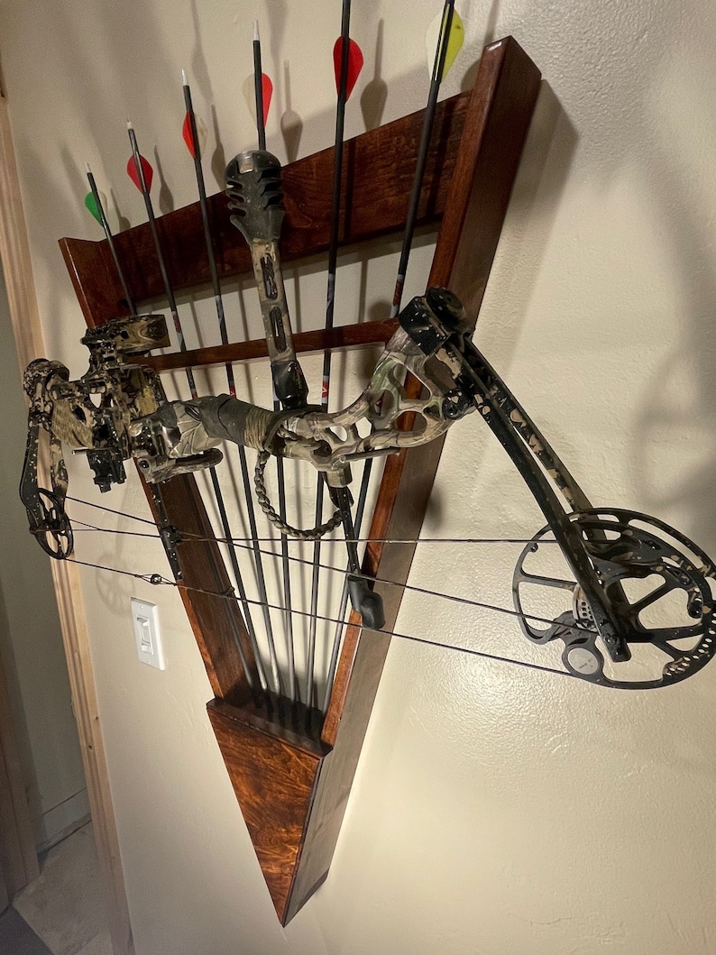 Archers Rack, Bow Rack, Wall Art, Hunters Wall Art, Archers Display, Display Rack, Archery, Bow