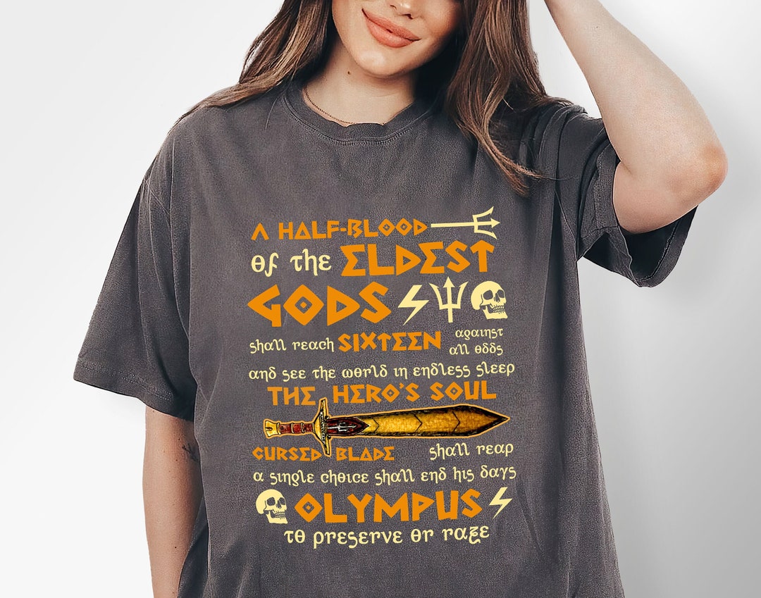 Camp Half Blood T Shirt Percy Jackson T-shirts Women Clothing Funny Short  Sleeve Tshirt Vintage