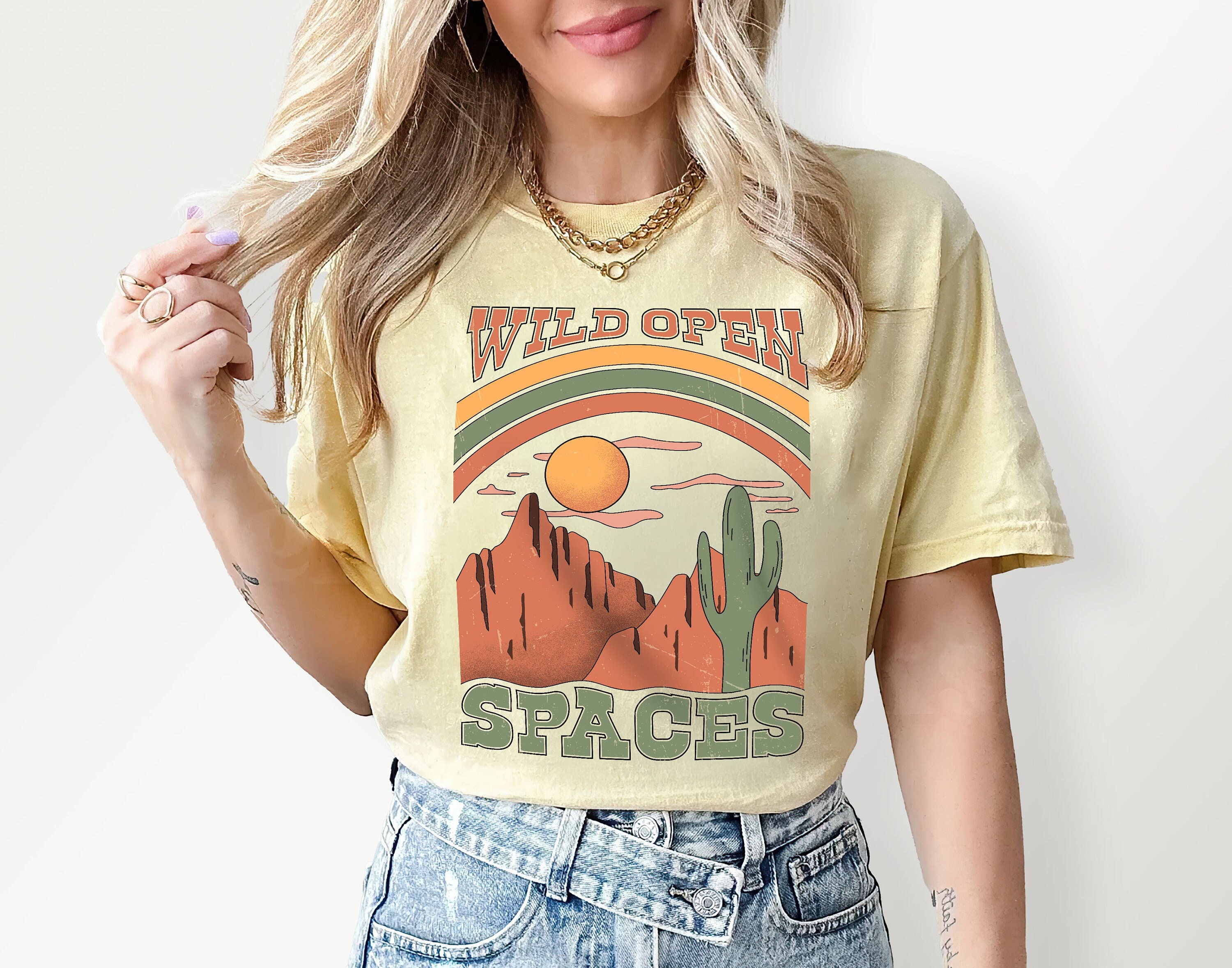 Retro Wild Open Spaces Desert Shirt The Chicks Band Song T-Shirt Country  Music Tee Hoodie Unisex - TeebyHumans