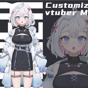 Custom Vtuber Live2D model commission (virtual youtuber model)Vtuber Design / Rigging / Fan Art Commission / Vtuber Streamer / Vtuber