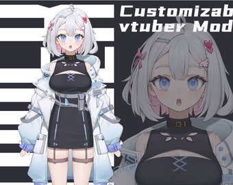 Custom Vtuber Live2D Model: Design, Rigging, and Fan Art Commission