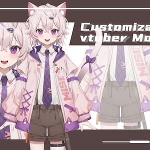 Custom Vtuber Live2D model commission (virtual youtuber model)Vtuber Design / Rigging / Fan Art Commission / Vtuber Streamer / Vtuber