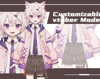 Custom Vtuber Live2D model commission (virtual youtuber model)Vtuber Design / Rigging / Fan Art Commission / Vtuber Streamer / Vtuber