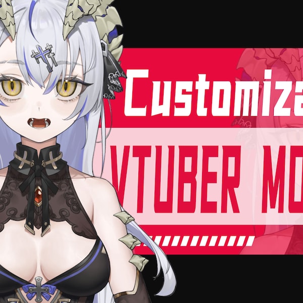 Kundenspezifisches Vtuber Live2D Model Auftragsarbeit (virtuelles Youtuber Model)Vtuber Design / Rigging / Fanart Auftragsarbeit / Vtuber Streamer / Vtuber