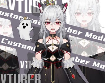 Custom Vtuber Live2D Model: Design, Rigging, and Fan Art Commission