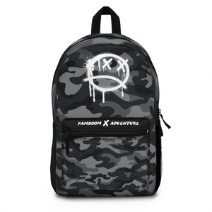 Camouflage Backpack for School or Travel | Aesthetic Carryall Gym Bag | Great for Adventures
