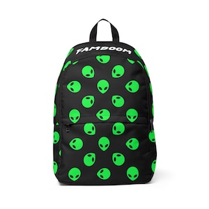 Alien Backpack for School or Travel | Trendy Gym Bag | Aesthetic Carryall