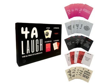 4 A Laugh - The Ultimate Game Box | Couples Games, Drinking Games, Quizzes, Debates & Truth or Dare