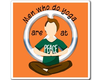 Men Who Do Yoga - Magnets
