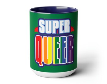 Super Queer - Two-Tone Coffee Mug