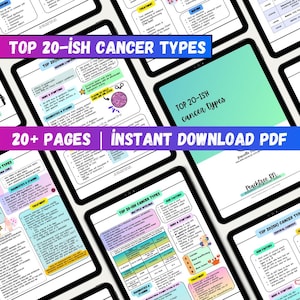 Top 22 Cancer Types: Oncology Nursing Guide (PDF Download)