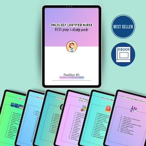 OCN Prep & Study Guide eBook | 200+ pages | oncology certified nurse review